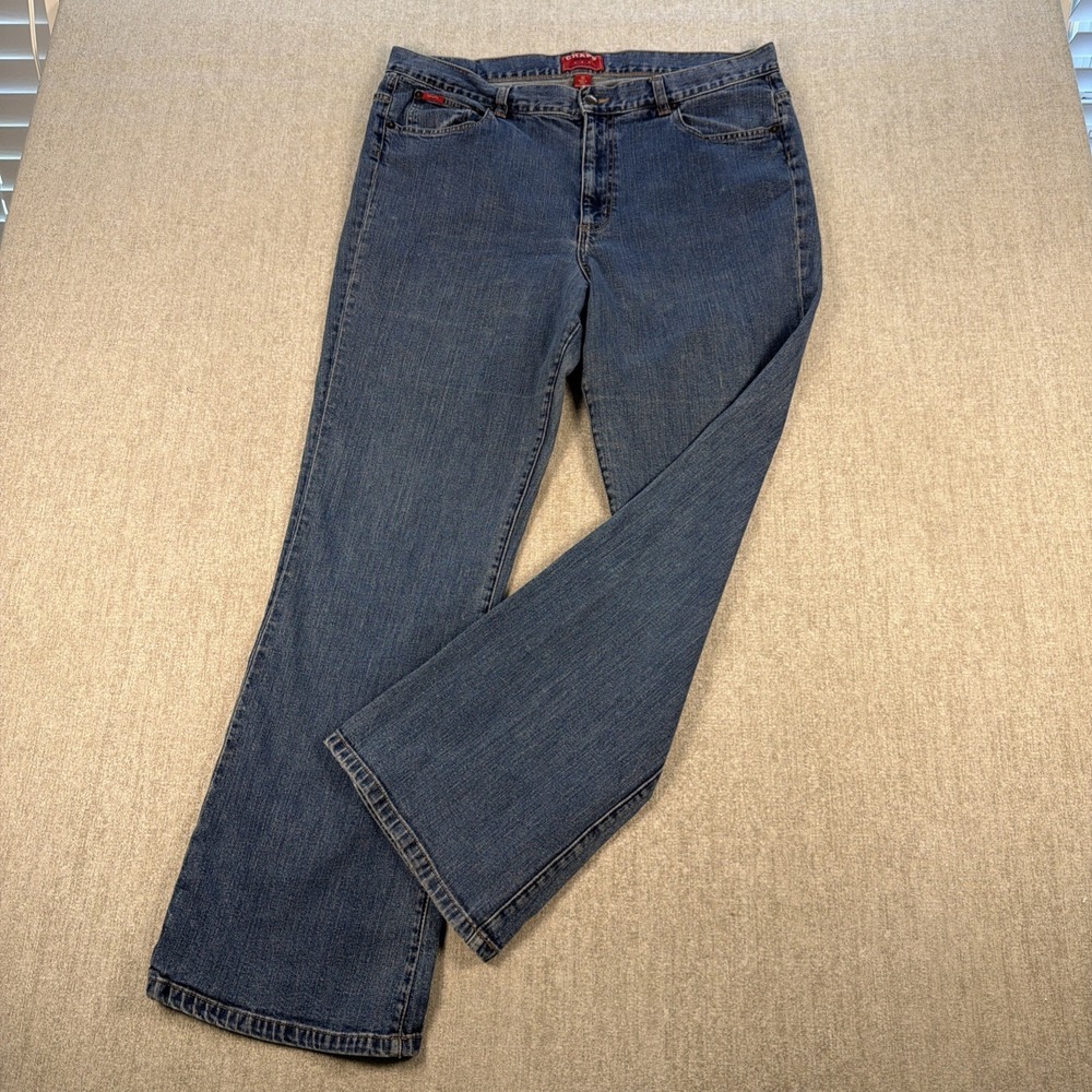 Womens CHAPS  Blue Jeans size 16‎ Medium Wash Bootcut